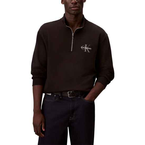 Calvin Klein Ανδρικό φούτερ Small Logo Half Zip Sweatshirt